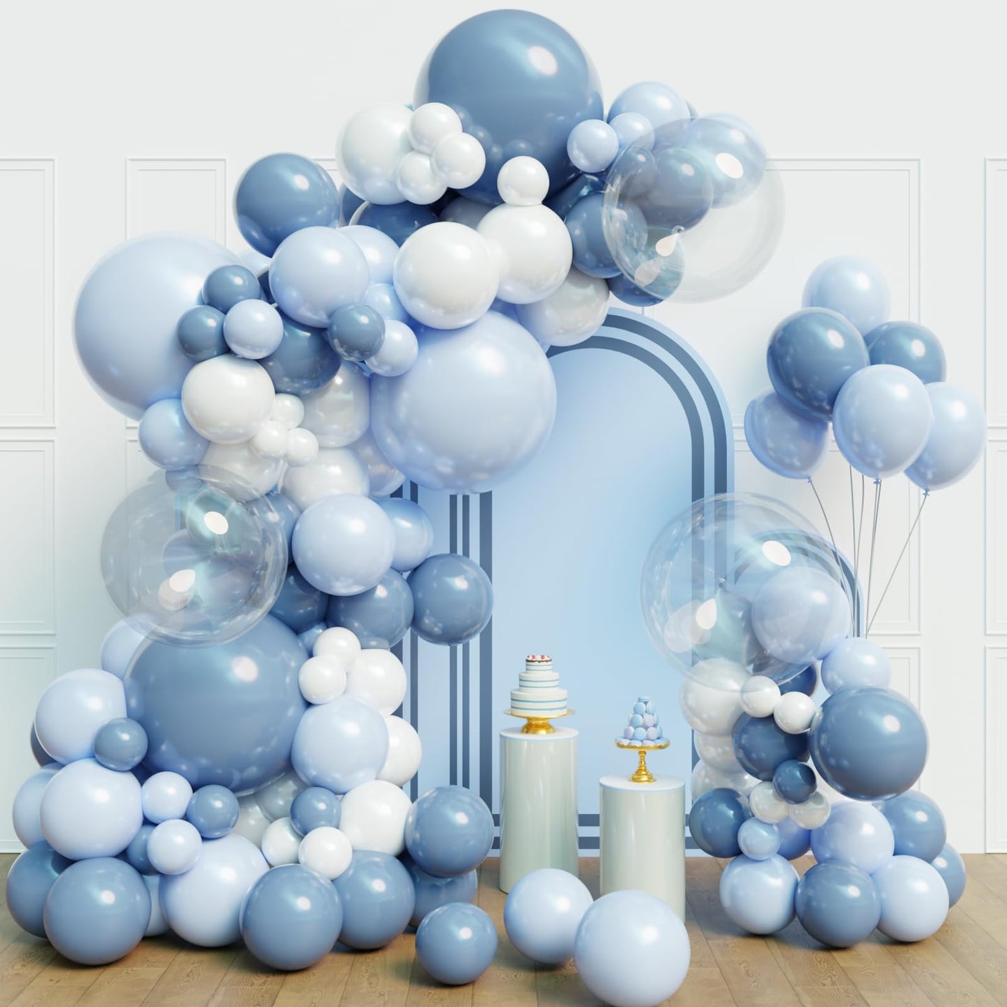 Myafqsj Dusty Blue Balloon Arch Kit,129Pcs Dusty Blue and White Party Balloons for Boys Baby Shower Gender Reveal Birthday Wedding Bridal Shower Decorations - skihosevxMyafqsj Dusty Blue Balloon Arch Kit,129Pcs Dusty Blue and White Party Balloons for Boys Baby Shower Gender Reveal Birthday Wedding Bridal Shower DecorationsskihosevxskihosevxB0G643NFXC