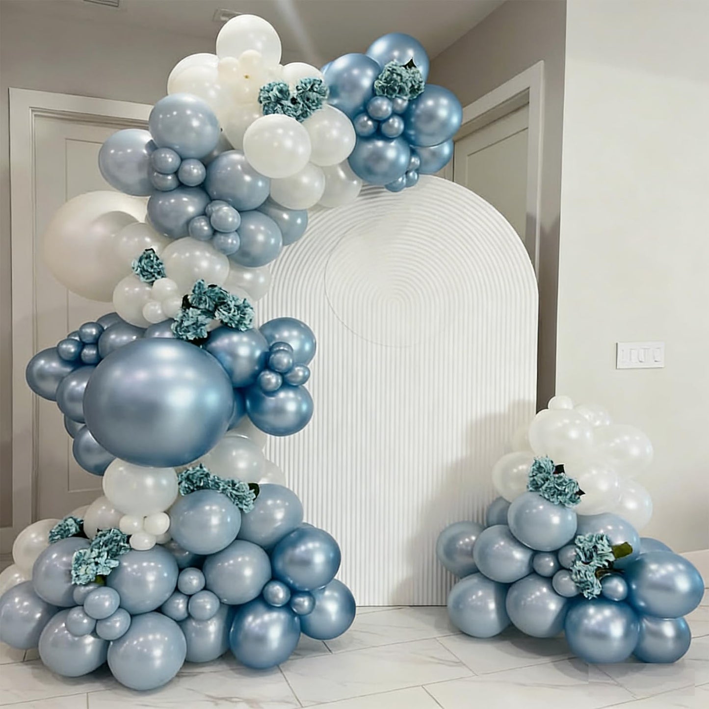 Myafqsj Dusty Blue Balloon Arch Kit,129Pcs Dusty Blue and White Party Balloons for Boys Baby Shower Gender Reveal Birthday Wedding Bridal Shower Decorations - skihosevxMyafqsj Dusty Blue Balloon Arch Kit,129Pcs Dusty Blue and White Party Balloons for Boys Baby Shower Gender Reveal Birthday Wedding Bridal Shower DecorationsskihosevxskihosevxB0G643NFXC