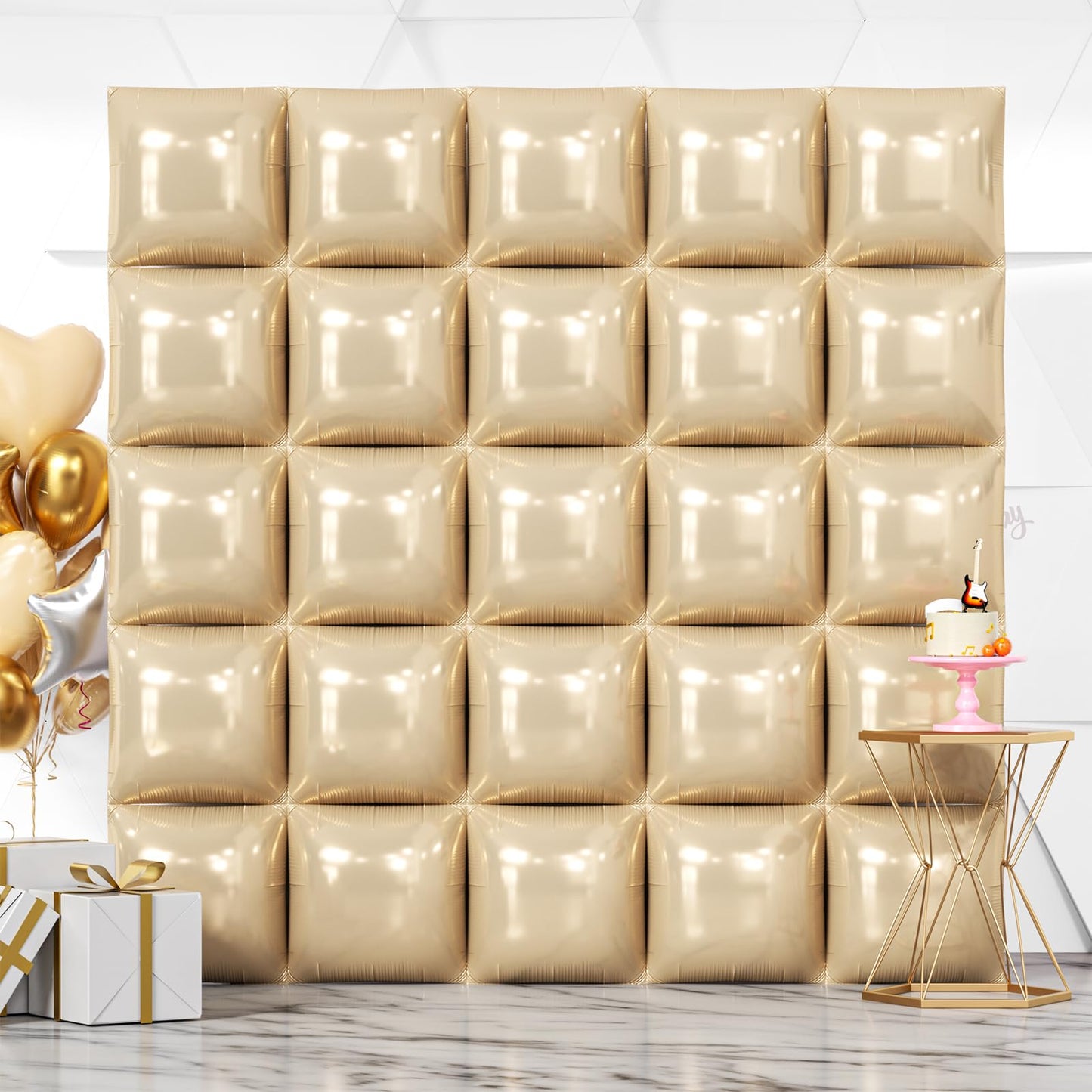 NISOCY 25PCS Beige Square Foil Balloons Wall Backdrop Double Sided Sand White Balloon Arch Kit for Birthday Baby Bridal Shower Wedding Engagement Gender Reveal Party Decoration - skihosevxNISOCY 25PCS Beige Square Foil Balloons Wall Backdrop Double Sided Sand White Balloon Arch Kit for Birthday Baby Bridal Shower Wedding Engagement Gender Reveal Party DecorationskihosevxskihosevxB0G6ZBJMG5