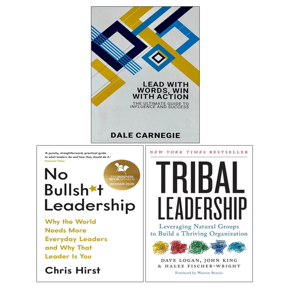 No Bullsht Leadership, Lead With Words Win With Action, Tribal Leadership 3 Books Collection Set - skihosevxNo Bullsht Leadership, Lead With Words Win With Action, Tribal Leadership 3 Books Collection SetProfile Books/Rupa Publications/Harper BusinessskihosevxskihosevxVRT26839Profile Books/Rupa Publications/Harper Business