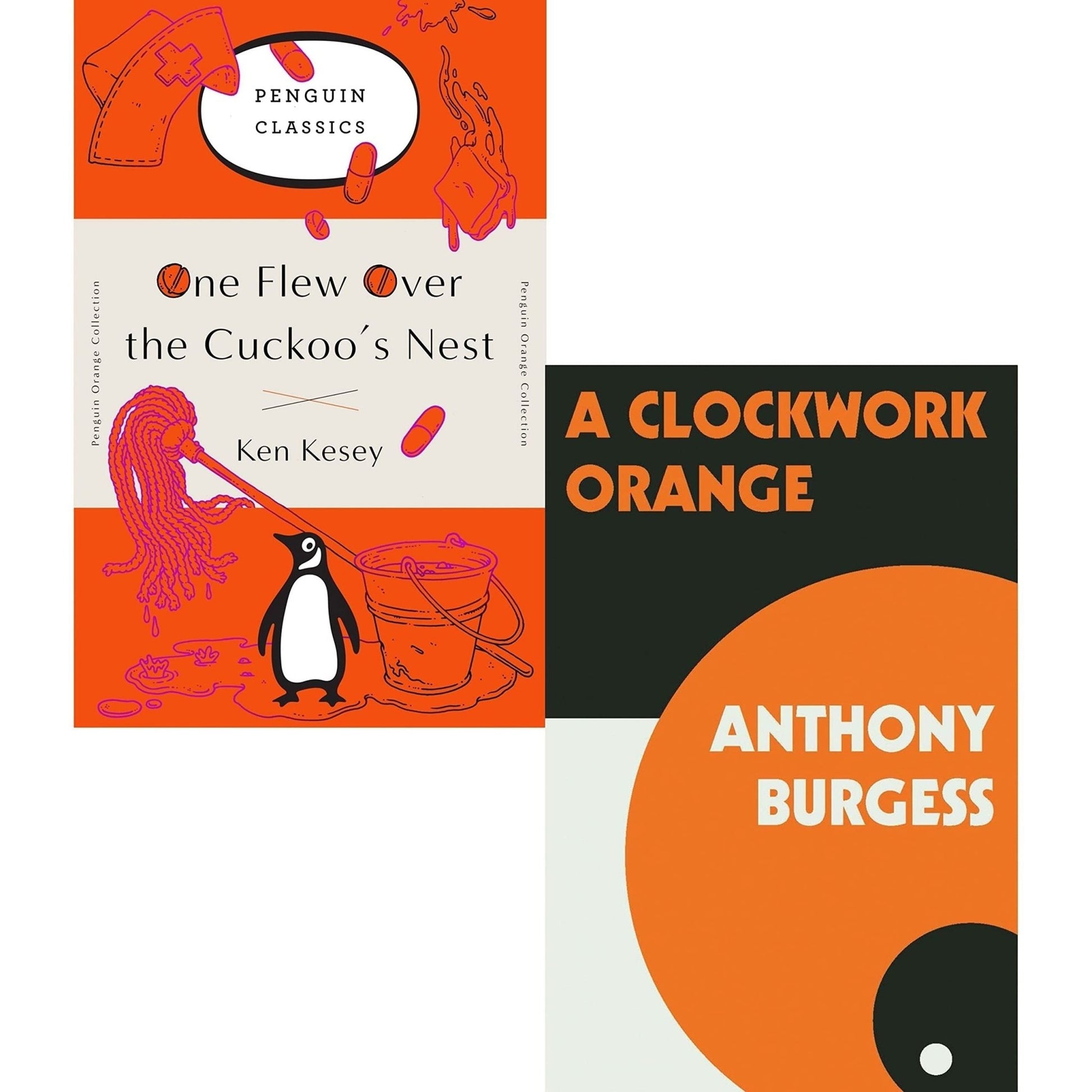 One flew over the cuckoos nest and a clockwork orange 2 books collection set - skihosevxOne flew over the cuckoos nest and a clockwork orange 2 books collection setskihosevxskihosevxPLD23944