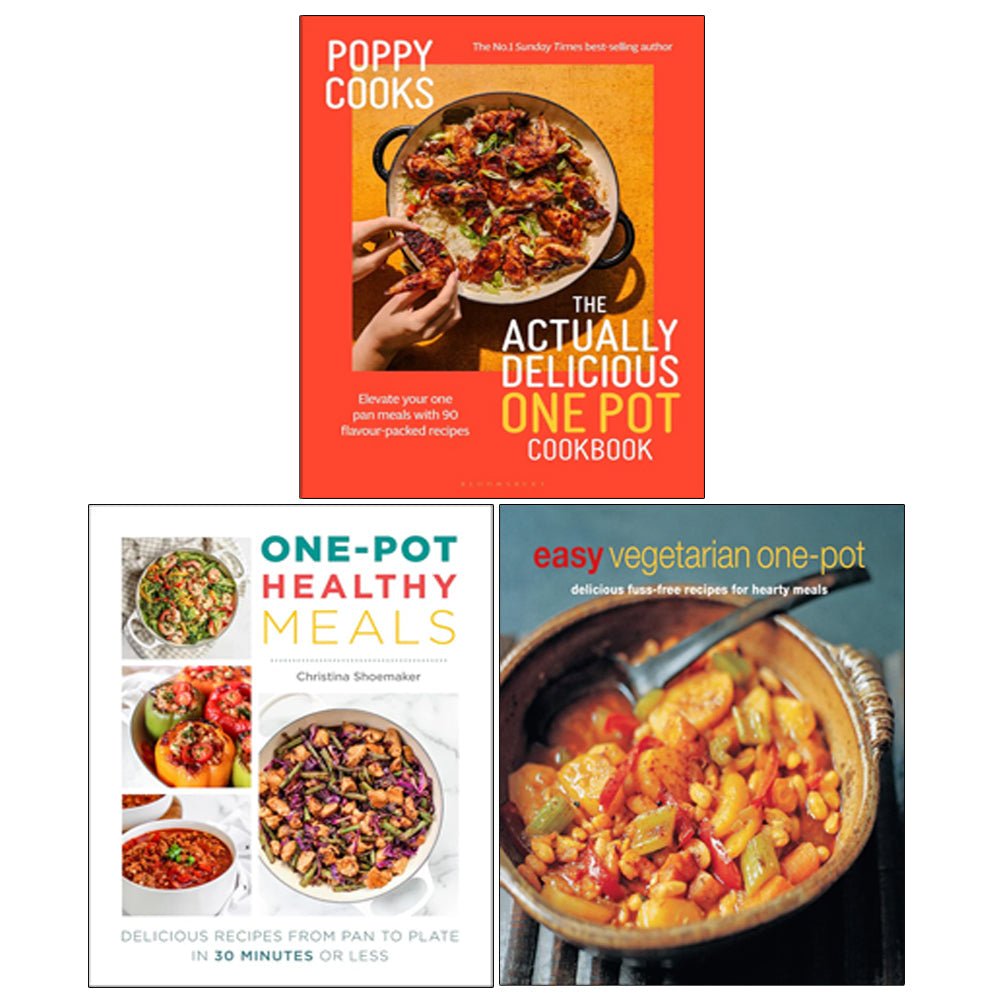 One Pot Healthy Meals, Poppy Cooks(HB), Easy Vegetarian One-pot 3 Books Collection Set - skihosevxOne Pot Healthy Meals, Poppy Cooks(HB), Easy Vegetarian One-pot 3 Books Collection SetFair Winds/Bloomsbury Publishing/Ryland Peters & SmallChristina Shoemaker & Poppy O'Toole & Ryland Peters & SmallskihosevxVRT-26797Fair Winds/Bloomsbury Publishing/Ryland Peters & Small