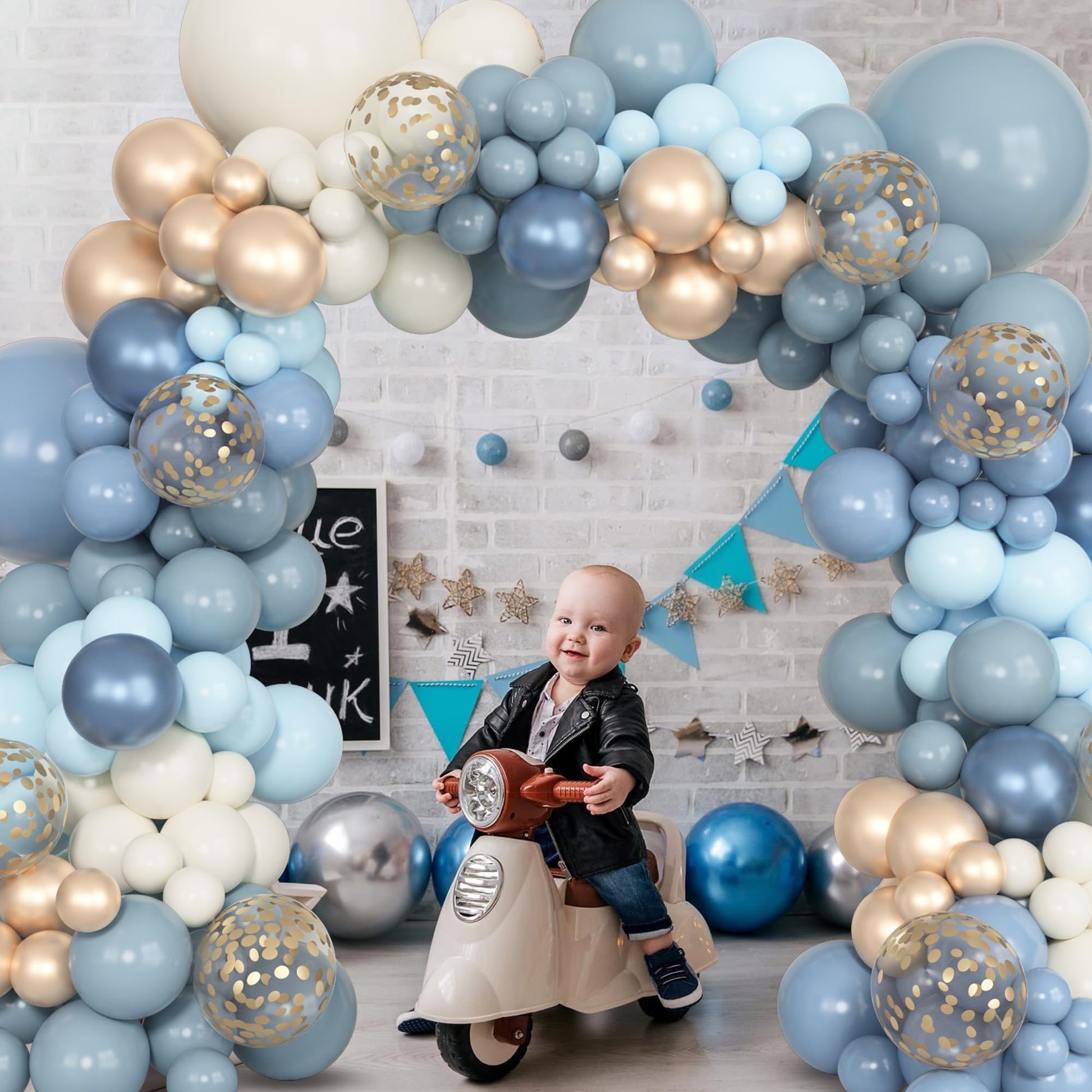 Ouddy Party 129Pcs Dusty Blue Balloons Different Sizes 18 12 10 5 Inch, 6Pcs 18” Matte Boho Slate Blue Balloon Arch Garland Kit, Latex Balloon for Birthday Bridal Shower Wedding Party Decorations - skihosevxOuddy Party 129Pcs Dusty Blue Balloons Different Sizes 18 12 10 5 Inch, 6Pcs 18” Matte Boho Slate Blue Balloon Arch Garland Kit, Latex Balloon for Birthday Bridal Shower Wedding Party DecorationsskihosevxskihosevxB0F9VZY9JK