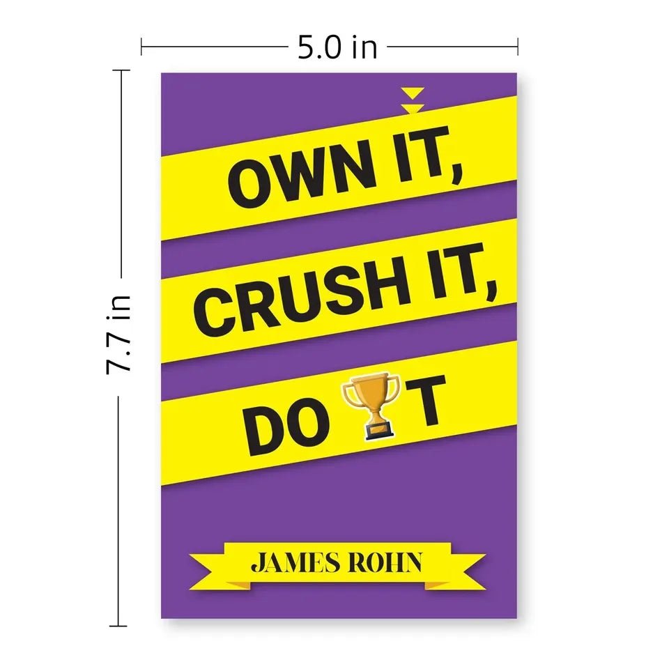 OWN IT, CRUSH IT, DO IT by James Rohn - skihosevxOWN IT, CRUSH IT, DO IT by James RohnRupa PublicationsJames RohnskihosevxSNG22115Rupa Publications