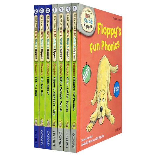 Read With Biff, Chip and Kipper Phonics Starter Pack Level 1 & 2 Collection 7 Books Set (Floppy's Fun Phonics) - skihosevxRead With Biff, Chip and Kipper Phonics Starter Pack Level 1 & 2 Collection 7 Books Set (Floppy's Fun Phonics)OUP OxfordRoderick HuntskihosevxPLD23873OUP Oxford