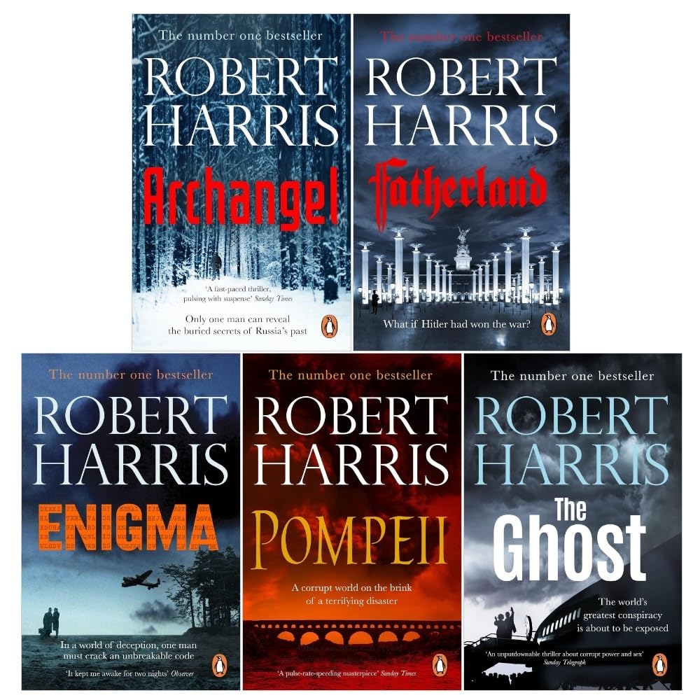 Robert Harris Series 5 Books Collection Set (Enigma, Fatherland, Archangel, Pompeii and The Ghost) - skihosevxRobert Harris Series 5 Books Collection Set (Enigma, Fatherland, Archangel, Pompeii and The Ghost)Penguin BooksskihosevxskihosevxPLD24062Penguin Books