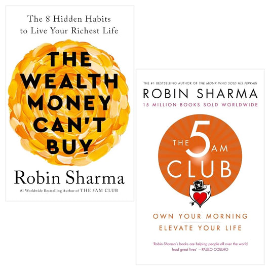 Robin Sharma 2 Books Collection Set (The Wealth Money Can't Buy, The 5 AM Club) - skihosevxRobin Sharma 2 Books Collection Set (The Wealth Money Can't Buy, The 5 AM Club)JaicoskihosevxskihosevxVRT26940Jaico
