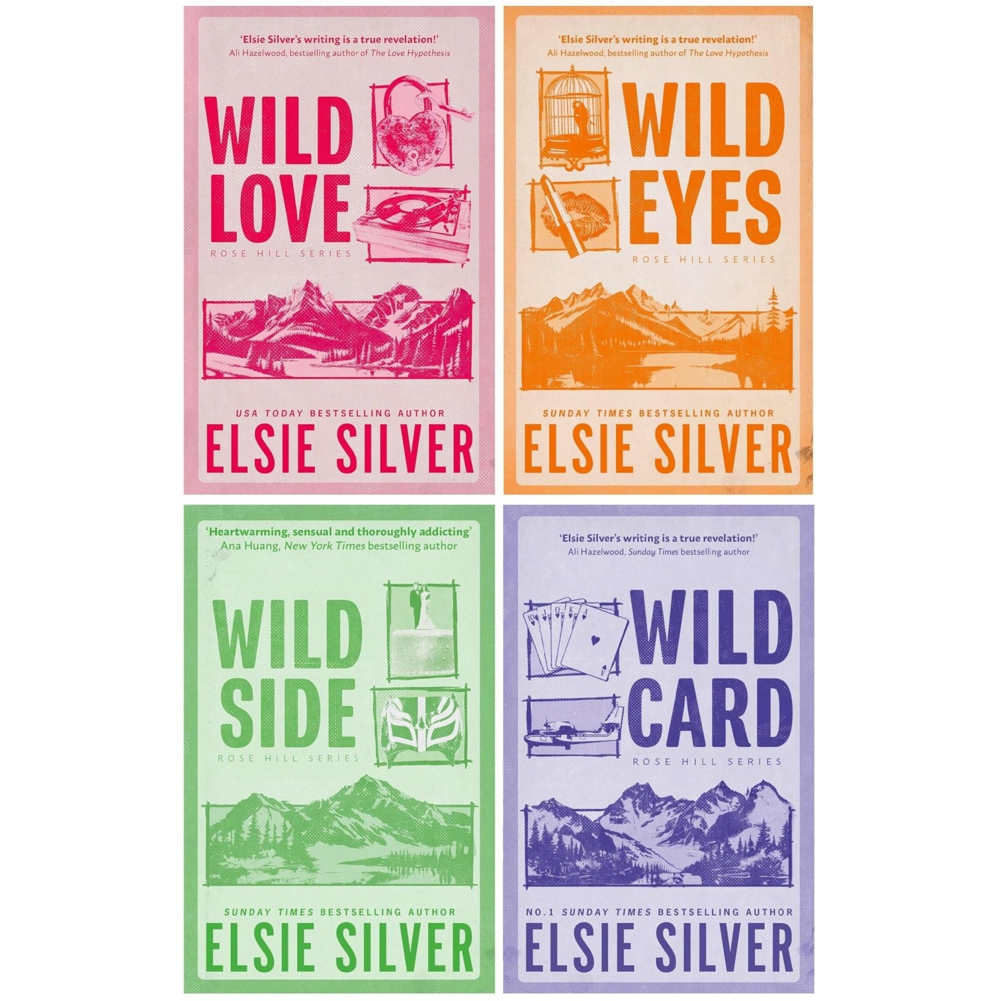 Rose Hill Series 4 Books Collection Set by Elsie Silver (Wild Love, Wild Eyes, Wild Side and Wild Card) - skihosevxRose Hill Series 4 Books Collection Set by Elsie Silver (Wild Love, Wild Eyes, Wild Side and Wild Card)Hachette UKskihosevxskihosevxPLD23967Hachette UK