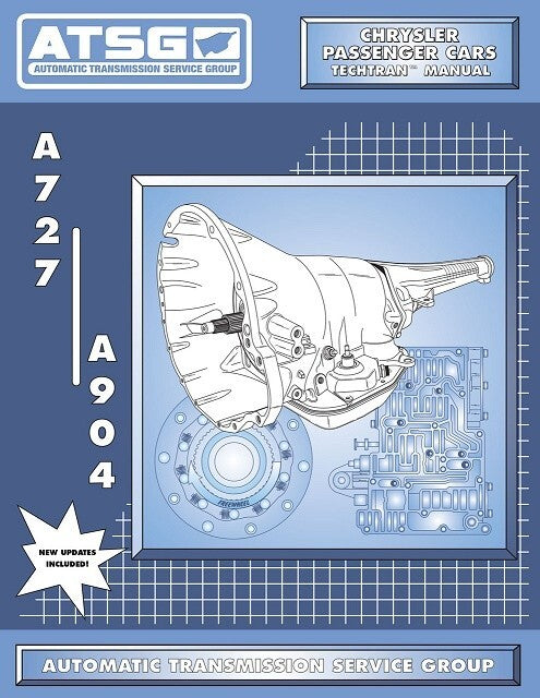 ATSG Chrysler A 727 904 Transmission Rebuild Overhaul Repair Service Manual Book