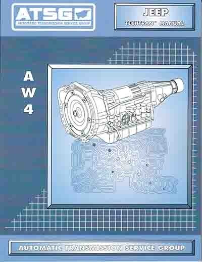Jeep AW4 ATSG Rebuild Manual 30-43LE Transmission Service Overhaul Book Cherokee