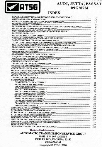Audi / Volkswagen / MINI Transmission Repair Manual: 2003-Up