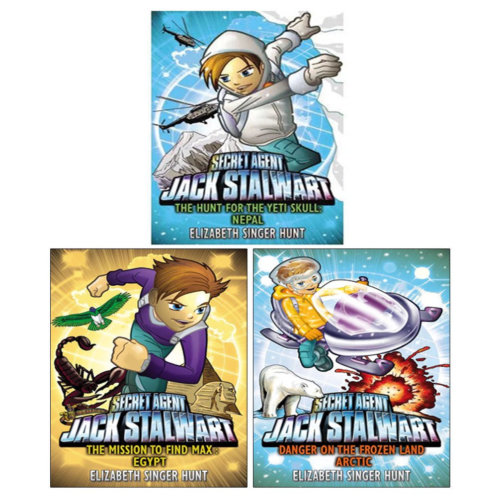 Secret Agent Jack Stalwart Series 3 Books Collection Set by Elizabeth Singer Hunt - skihosevxSecret Agent Jack Stalwart Series 3 Books Collection Set by Elizabeth Singer HuntRed FoxskihosevxskihosevxCLEARANCE-25Red Fox