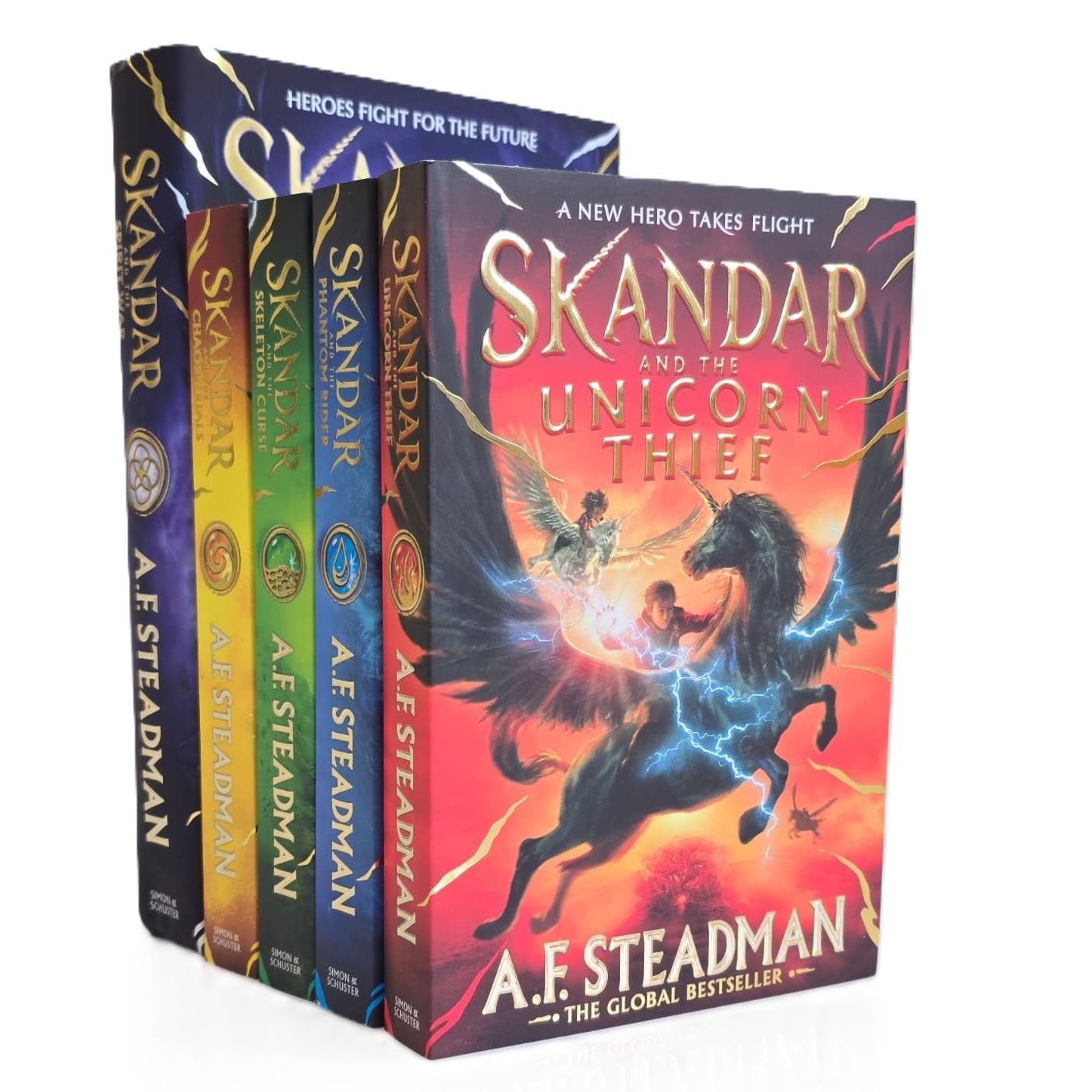 Skandar Series 5 Books Collection Set By A.F. Steadman (Skandar and the Spirit War(HB), Skandar and the Chaos Trials) - skihosevxSkandar Series 5 Books Collection Set By A.F. Steadman (Skandar and the Spirit War(HB), Skandar and the Chaos Trials)Simon & Schuster Children'sskihosevxskihosevxPLD23987Simon & Schuster Children's