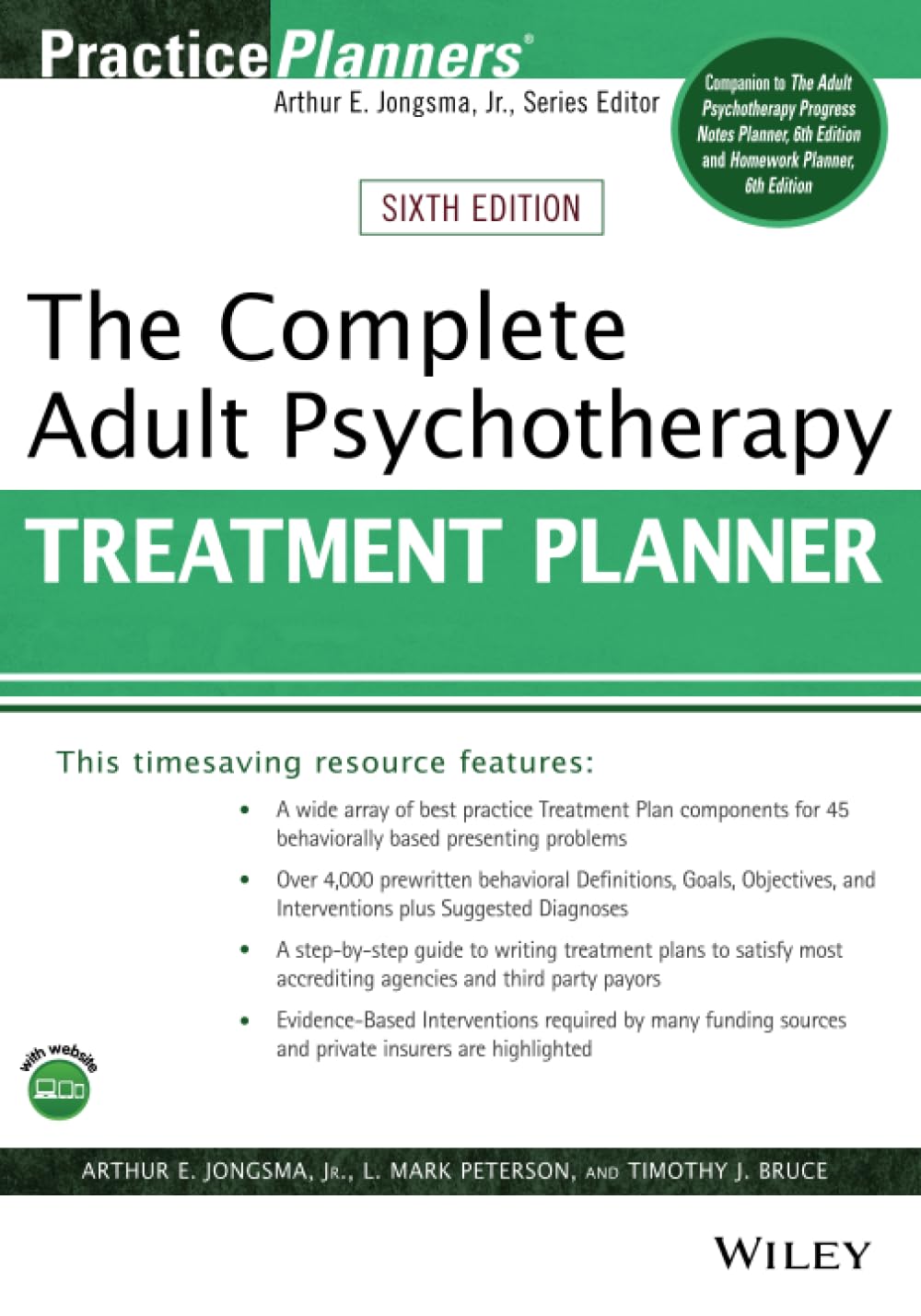 skihosevx: The complete adult psychotherapy treatment planner (6th ed. 2021) by Arthur Jongsma, Timothy Bruce - skihosevxskihosevx: The complete adult psychotherapy treatment planner (6th ed. 2021) by Arthur Jongsma, Timothy BruceE-booksskihosevxskihosevx9781119629931E-books
