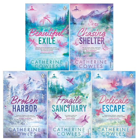 Sparrow Falls Series by Catherine Cowles 5 Books Collection Set (Books 1-5) (Fragile Sanctuary, Delicate Escape, Broken Harbor, Beautiful Exile, Chasing Shelter) - skihosevxSparrow Falls Series by Catherine Cowles 5 Books Collection Set (Books 1-5) (Fragile Sanctuary, Delicate Escape, Broken Harbor, Beautiful Exile, Chasing Shelter)skihosevxskihosevxPLD23996