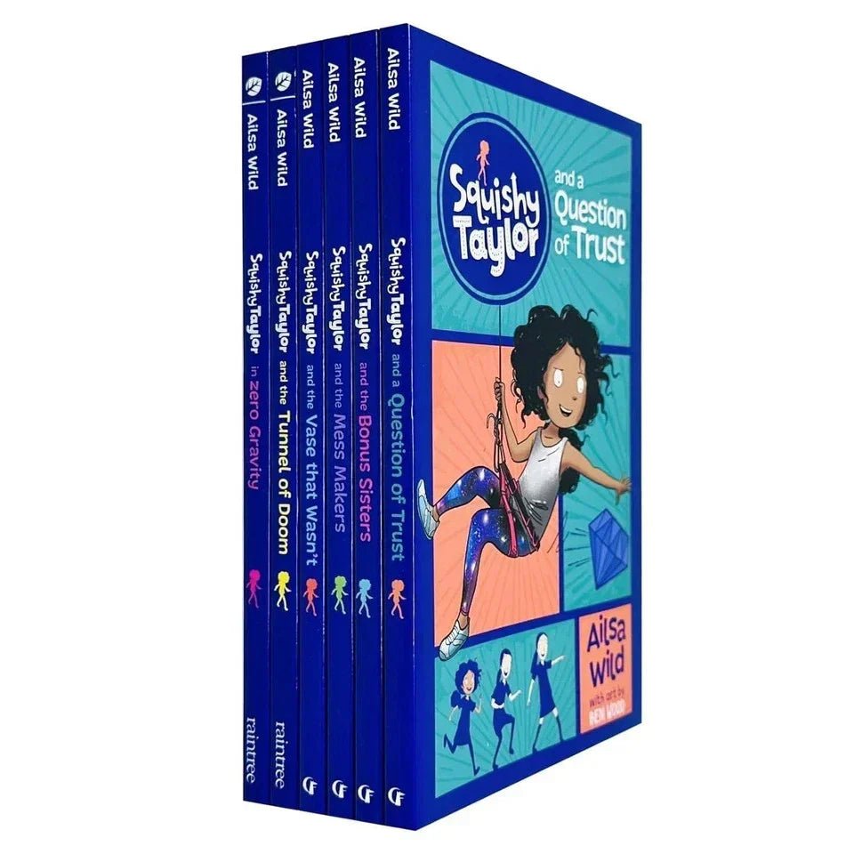 Squishy Taylor 6 Books Collection Set by Ailsa Wild (Zero Gravity, Tunnel of Doom, Question of Trust) - skihosevxSquishy Taylor 6 Books Collection Set by Ailsa Wild (Zero Gravity, Tunnel of Doom, Question of Trust)Raintree/Curious Fox ltdAilsa WildskihosevxVRT-26823Raintree/Curious Fox ltd