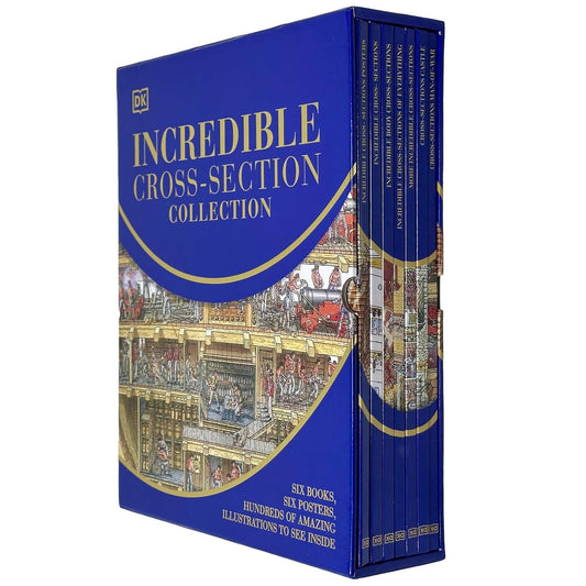 Stephen Biesty’s Incredible Cross-Sections 6-Book Collection Box Set + Poster Book (Cross-Sections Castle, Man-Of-War & More) - skihosevxStephen Biesty’s Incredible Cross-Sections 6-Book Collection Box Set + Poster Book (Cross-Sections Castle, Man-Of-War & More)DK PublishingskihosevxskihosevxPLD23918DK Publishing