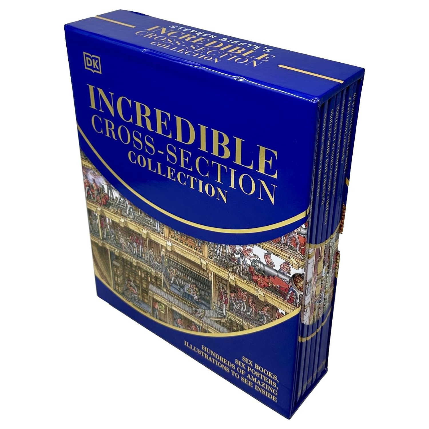 Stephen Biesty’s Incredible Cross-Sections 6-Book Collection Box Set + Poster Book (Cross-Sections Castle, Man-Of-War & More) - skihosevxStephen Biesty’s Incredible Cross-Sections 6-Book Collection Box Set + Poster Book (Cross-Sections Castle, Man-Of-War & More)DK PublishingskihosevxskihosevxPLD23918DK Publishing