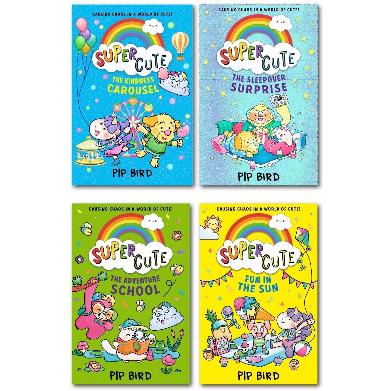 Super Cute 4 Books Collection Set by Pip Bird (The Sleepover Surprise, Fun in the Sun, The Kindness Carousel & The Adventure School) - skihosevxSuper Cute 4 Books Collection Set by Pip Bird (The Sleepover Surprise, Fun in the Sun, The Kindness Carousel & The Adventure School)CollinsskihosevxskihosevxVRT26900Collins
