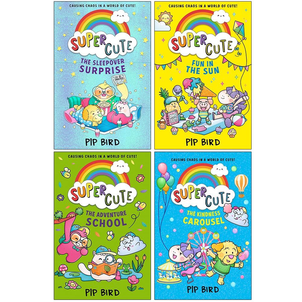 Super Cute Series Collection 4 Books Set By Pip Bird (The Sleepover Surprise, Fun in the Sun, The Adventure School and The Kindness Carousel) - skihosevxSuper Cute Series Collection 4 Books Set By Pip Bird (The Sleepover Surprise, Fun in the Sun, The Adventure School and The Kindness Carousel)skihosevxskihosevxPLD24008
