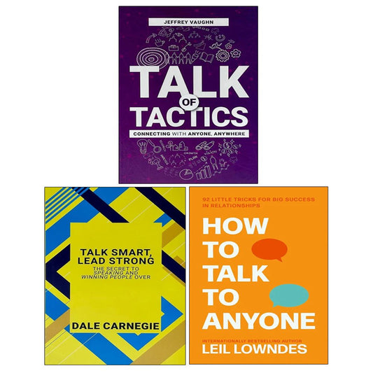 Talk of Tactics, How to Talk to Anyone, Talk Smart Lead Strong 3 Books Collection Set - skihosevxTalk of Tactics, How to Talk to Anyone, Talk Smart Lead Strong 3 Books Collection SetHarperElemen/ Rupa PublicationsskihosevxskihosevxVRT26878HarperElemen/ Rupa Publications