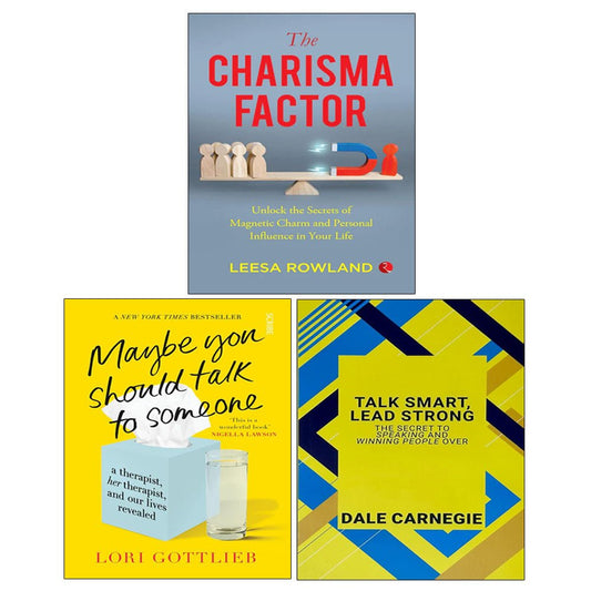 Talk Smart Lead Strong, Maybe You Should Talk to Someone, The Charisma Factor 3 Books Collection Set - skihosevxTalk Smart Lead Strong, Maybe You Should Talk to Someone, The Charisma Factor 3 Books Collection SetScribe UK/ ‎Rupa PublicationsskihosevxskihosevxVRT26870Scribe UK/ ‎Rupa Publications