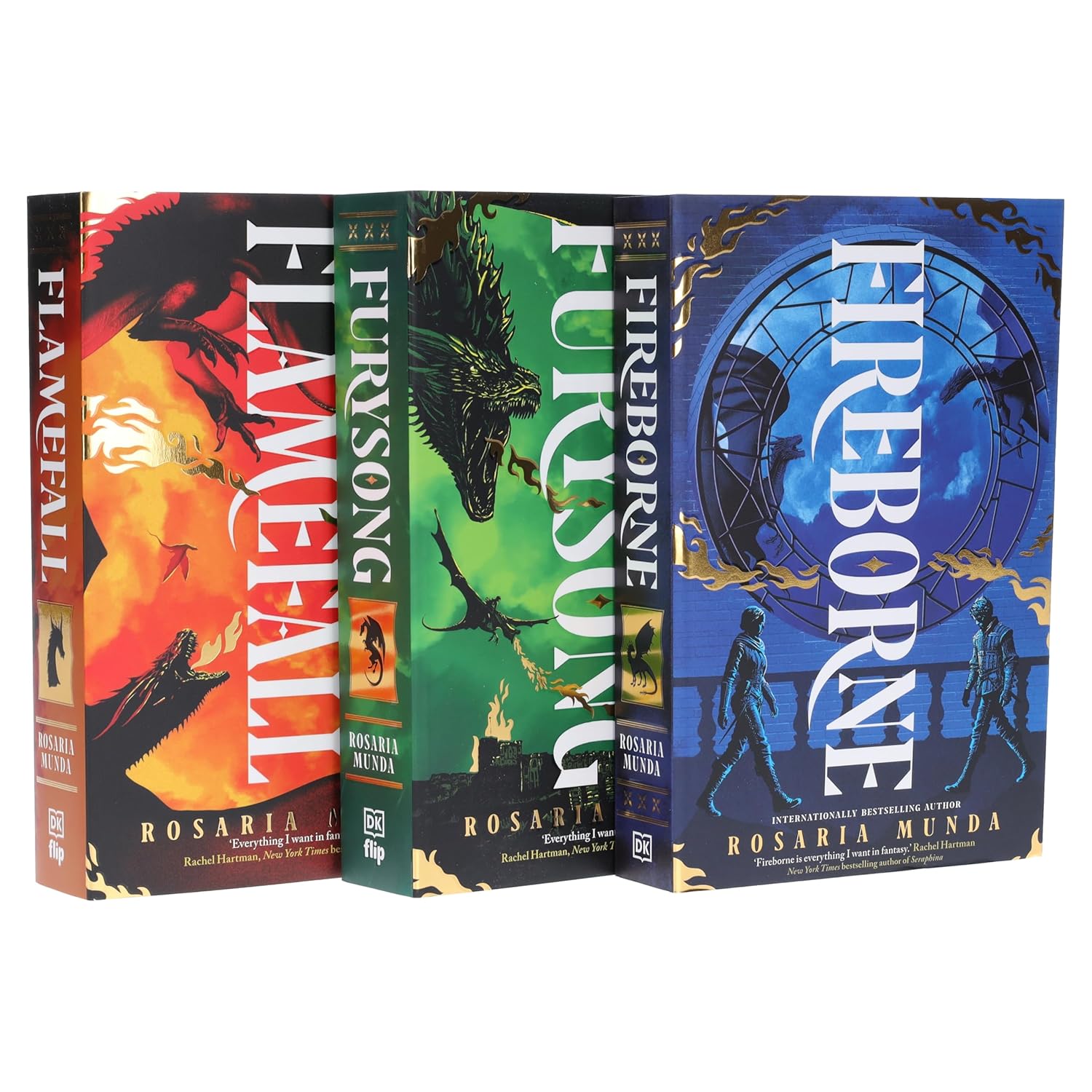 The Aurelian Cycle Trilogy 3 Books Collection Set by Rosaria Munda (Fireborne, Flamefall and Furysong) - skihosevxThe Aurelian Cycle Trilogy 3 Books Collection Set by Rosaria Munda (Fireborne, Flamefall and Furysong)DK UKskihosevxskihosevxPLD24101DK UK