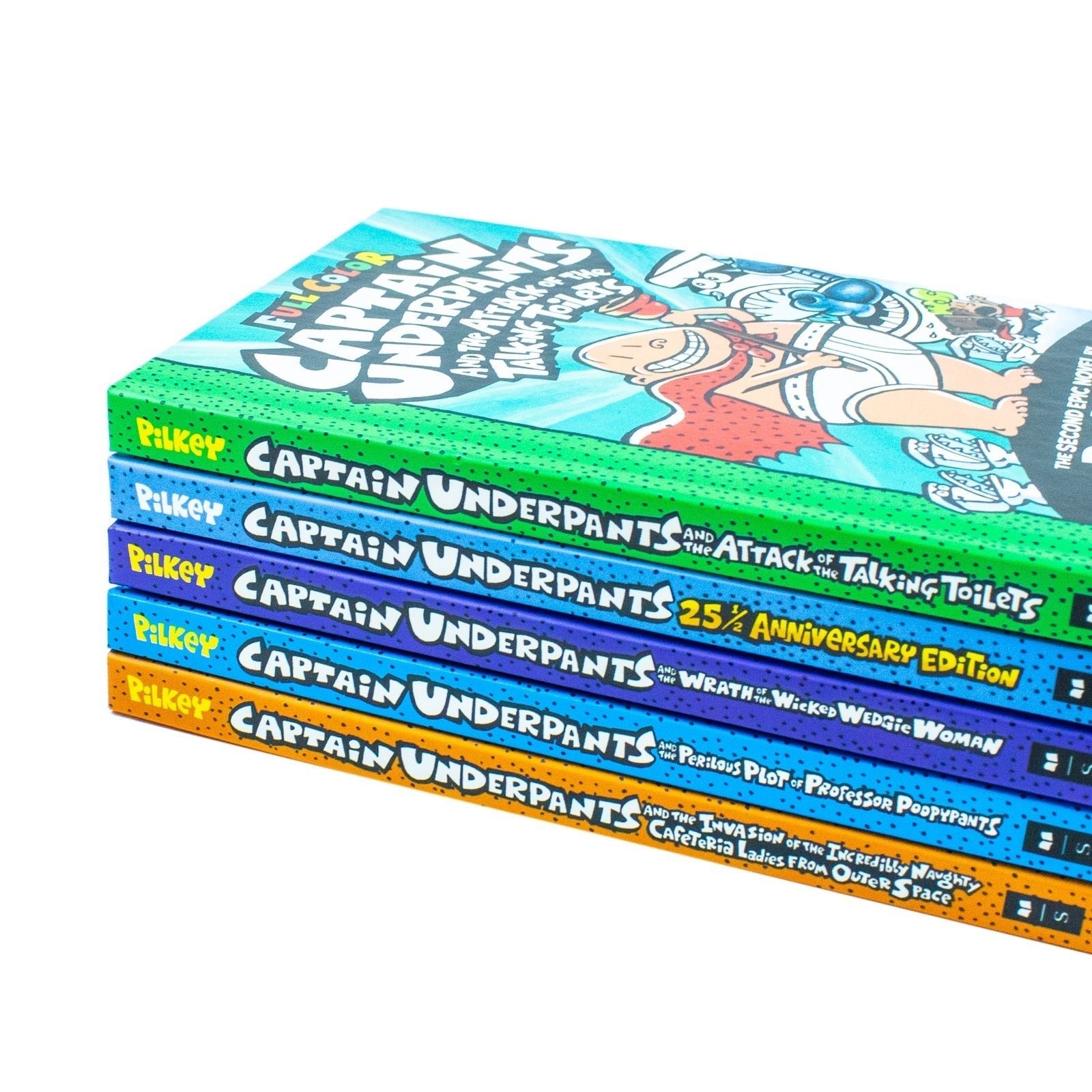 The Captain Underpants Colossal Color 5 Books Collection Set (25½ Anniversary Edition, Attack of the Talking Toilets) - skihosevxThe Captain Underpants Colossal Color 5 Books Collection Set (25½ Anniversary Edition, Attack of the Talking Toilets)Scholastic UKskihosevxskihosevxPLD23808Scholastic UK