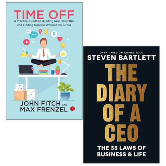 The Diary of a CEO: The 33 Laws of Business and Life, Time Off 2 Books Collection Set - skihosevxThe Diary of a CEO: The 33 Laws of Business and Life, Time Off 2 Books Collection SetRupa Publications/Ebury EdgeJohn Fitch & Steven BartlettskihosevxVRT-26808Rupa Publications/Ebury Edge