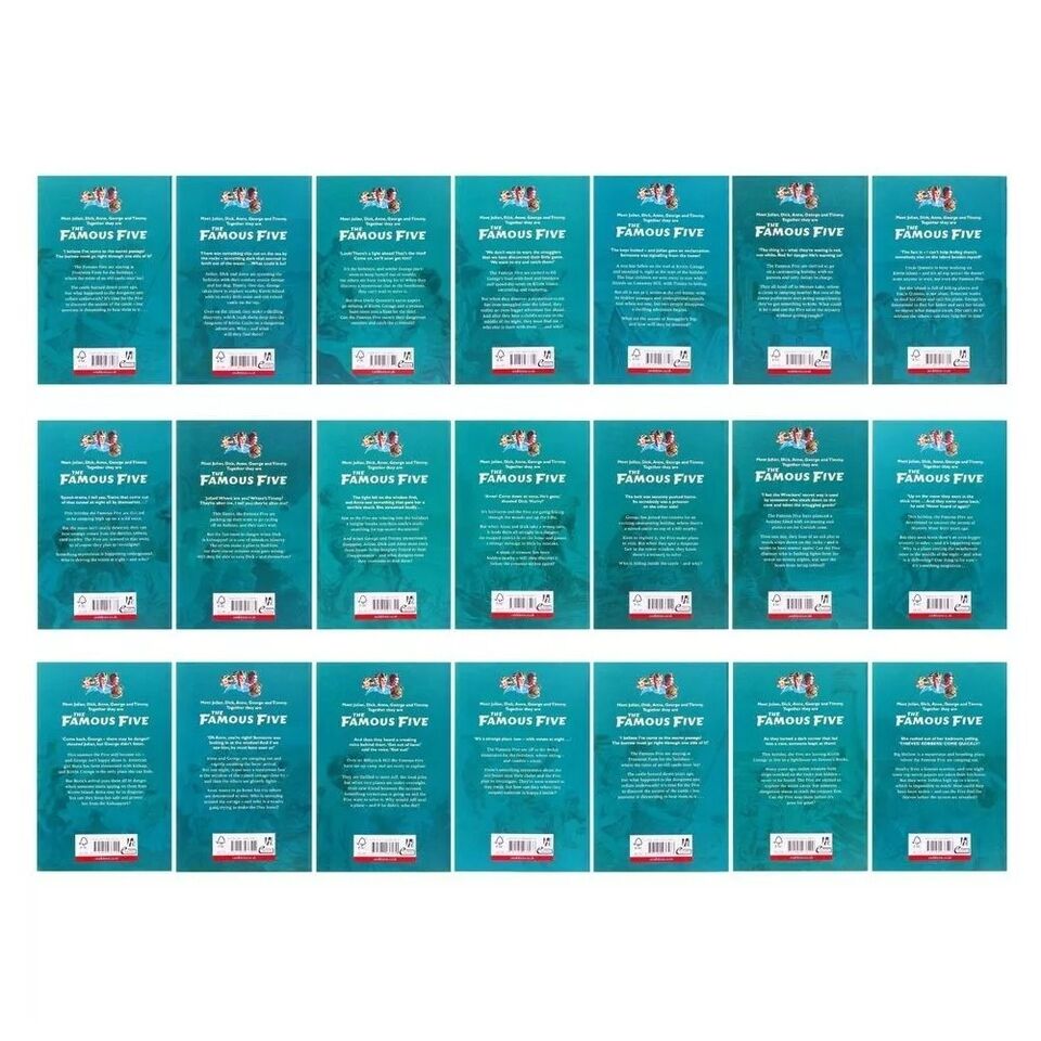 The Famous Five series 21 Books Collection Set by Enid Blyton (Age 7-9) Treasure Island, Kirrin Island Again - skihosevxThe Famous Five series 21 Books Collection Set by Enid Blyton (Age 7-9) Treasure Island, Kirrin Island AgainHodderEnid BlytonskihosevxCLEARANCE-23Hodder