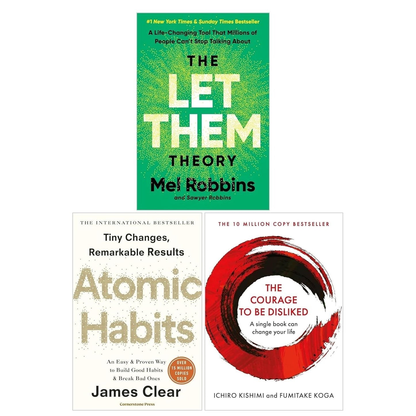 The Let Them Theory(HB), Atomic Habits and The Courage to Be Disliked 3 Books Collection Set - skihosevxThe Let Them Theory(HB), Atomic Habits and The Courage to Be Disliked 3 Books Collection SetHay House/Cornerstone/Allen & UnwinskihosevxskihosevxVRT4454Hay House/Cornerstone/Allen & Unwin