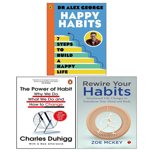 The Power of Habit, Happy Habits, Rewire Your Habits 3 Books Collection Set - skihosevxThe Power of Habit, Happy Habits, Rewire Your Habits 3 Books Collection SetRandom House Books/Puffin/Rupa PublicationsskihosevxskihosevxVRT26863Random House Books/Puffin/Rupa Publications