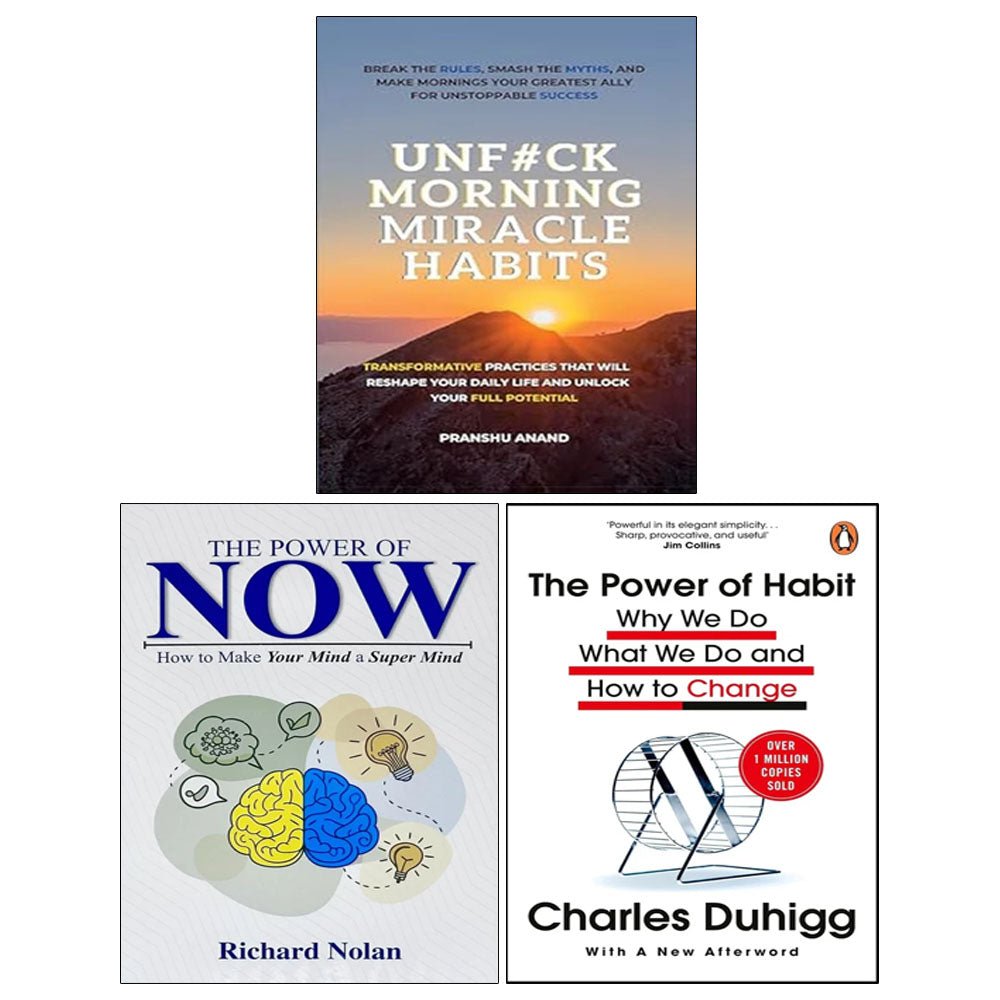 The Power of Habit, UnFck Morning Miracle Habits, The Power of Now 3 Books Collection Set - skihosevxThe Power of Habit, UnFck Morning Miracle Habits, The Power of Now 3 Books Collection SetRandom House Books/Rupa Publications/The Readers ParadiseskihosevxskihosevxVRT26847Random House Books/Rupa Publications/The Readers Paradise