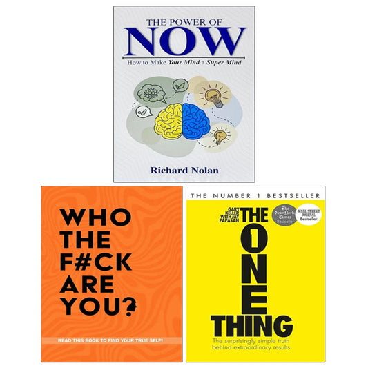 The Power of Now, Who The F*ck Are You, The One Thing 3 Books Collection Set - skihosevxThe Power of Now, Who The F*ck Are You, The One Thing 3 Books Collection Set‎ Rupa Publications/Chartwell Books / John Murray OneskihosevxskihosevxVRT26845‎ Rupa Publications/Chartwell Books / John Murray One