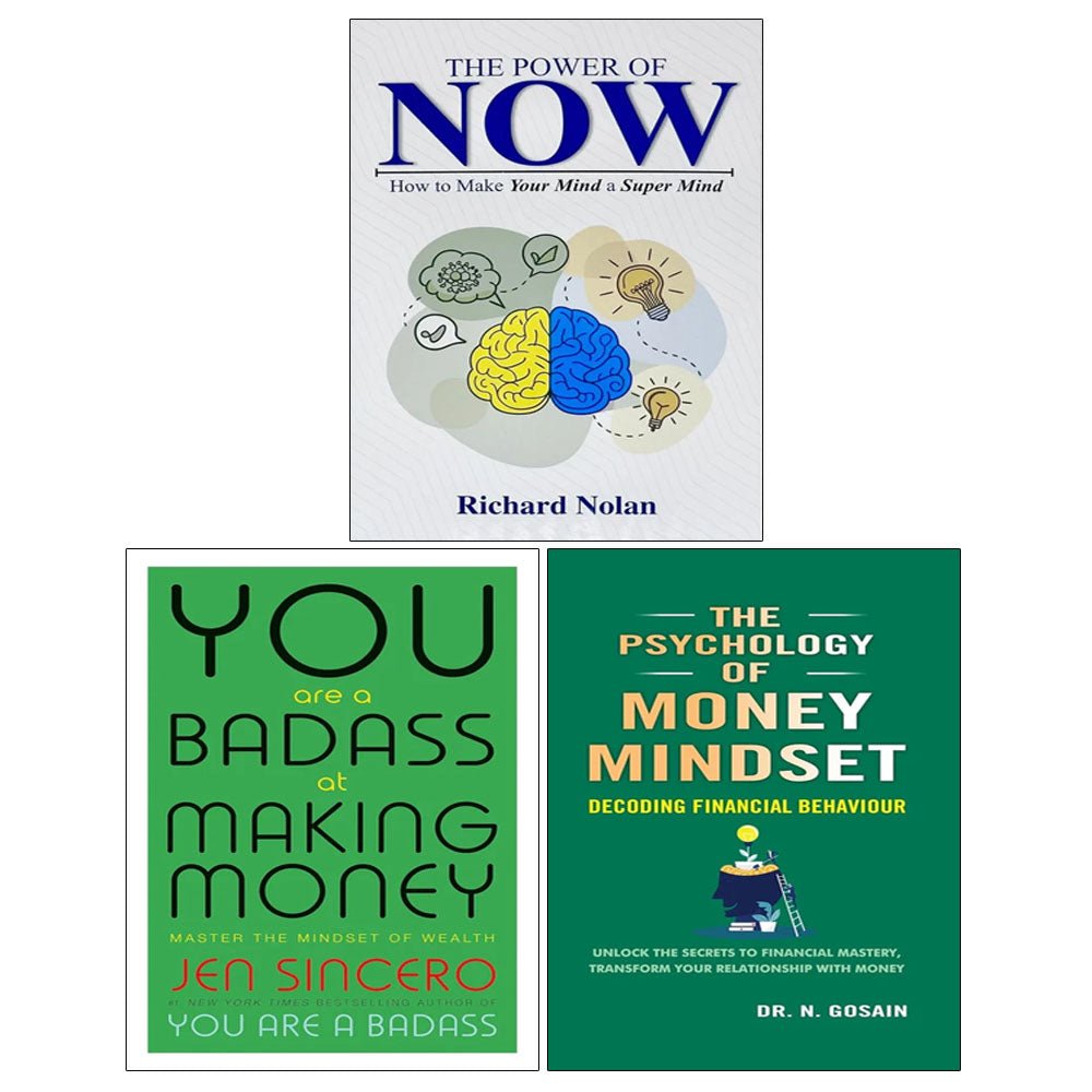 The Power of Now, You Are a Badass at Making Money, The Psychology of Money Mindset 3 Books Collection Set - skihosevxThe Power of Now, You Are a Badass at Making Money, The Psychology of Money Mindset 3 Books Collection SetThe Readers Paradise/John Murray One/Rupa PublicationsskihosevxskihosevxVRT26844The Readers Paradise/John Murray One/Rupa Publications
