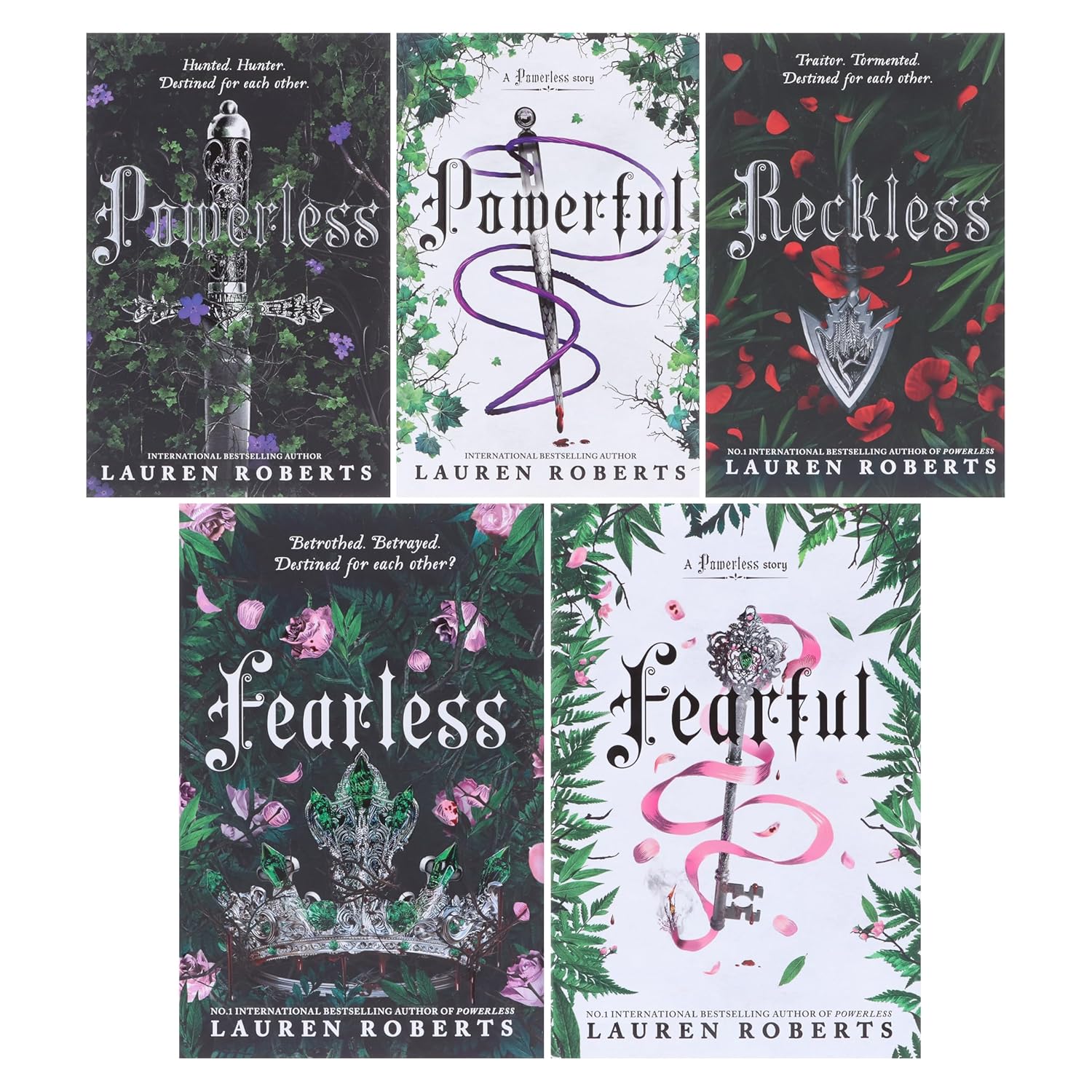 The Powerless Trilogy By Lauren Roberts 5 Books Collection Set (Fearful (HB), Fearless (HB), Powerless, Powerful & Reckless) - skihosevxThe Powerless Trilogy By Lauren Roberts 5 Books Collection Set (Fearful (HB), Fearless (HB), Powerless, Powerful & Reckless)Simon & Schuster UKskihosevxskihosevxPLD24000Simon & Schuster UK