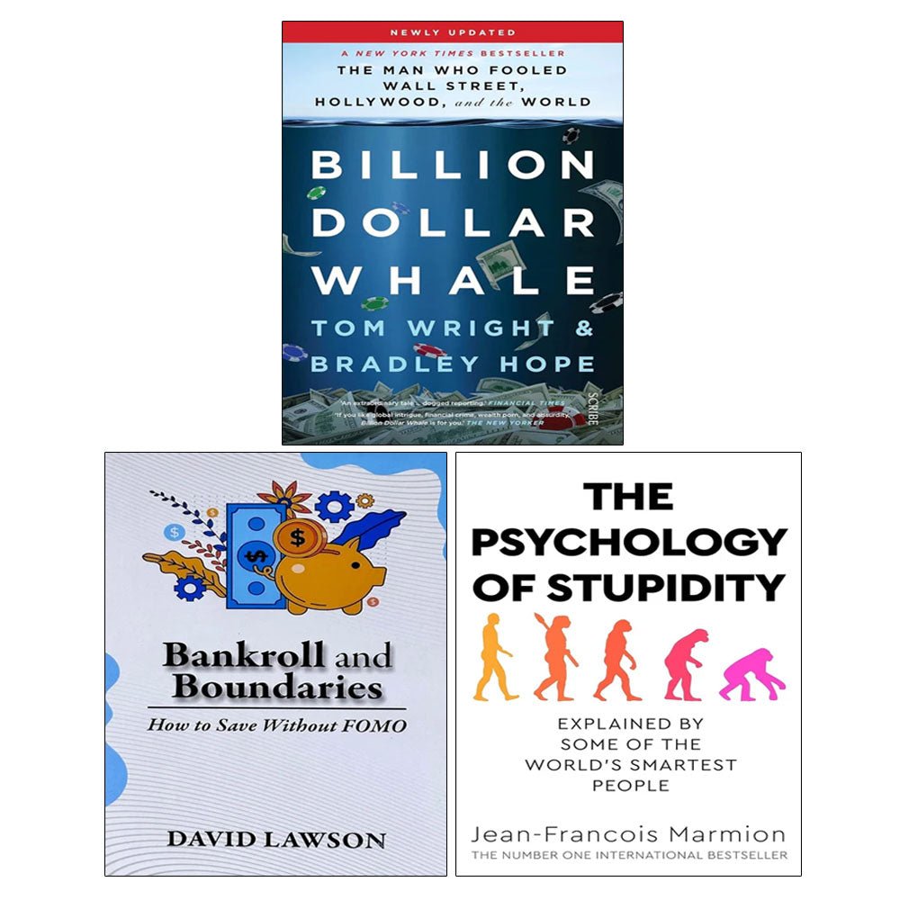 The Psychology of Stupidity, Billion Dollar Whale, Bankroll and Boundaries 3 Books Collection Set - skihosevxThe Psychology of Stupidity, Billion Dollar Whale, Bankroll and Boundaries 3 Books Collection SetScribe UK/Rupa Publications /PanskihosevxskihosevxVRT26868Scribe UK/Rupa Publications /Pan