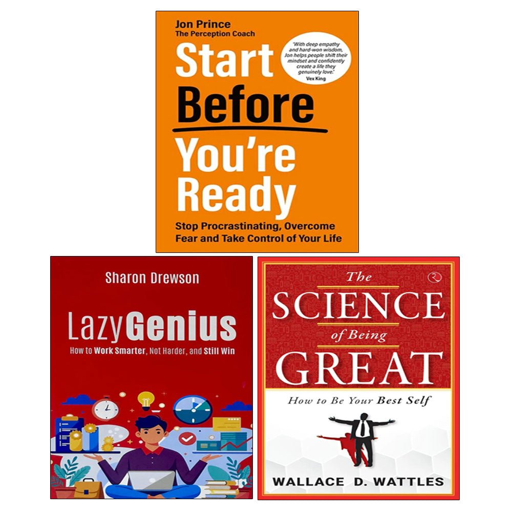 The Science of Being Great, Start Before You’re Ready, Lazy Genius 3 Books Collection Set - skihosevxThe Science of Being Great, Start Before You’re Ready, Lazy Genius 3 Books Collection SetRupa Publications/Hay House UKskihosevxskihosevxVRT26858Rupa Publications/Hay House UK