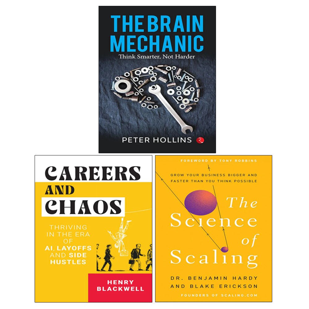 The Science of Scaling(HB), Careers and Chaos, The Brain Mechanic 3 Books Collection Set - skihosevxThe Science of Scaling(HB), Careers and Chaos, The Brain Mechanic 3 Books Collection SetRupa Publications/Hay House BusinessskihosevxskihosevxVRT26888Rupa Publications/Hay House Business