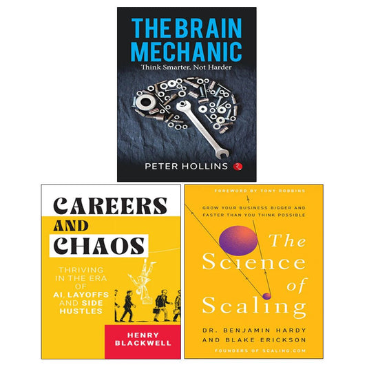 The Science of Scaling(HB), Careers and Chaos, The Brain Mechanic 3 Books Collection Set - skihosevxThe Science of Scaling(HB), Careers and Chaos, The Brain Mechanic 3 Books Collection SetRupa Publications/Hay House BusinessskihosevxskihosevxVRT26888Rupa Publications/Hay House Business