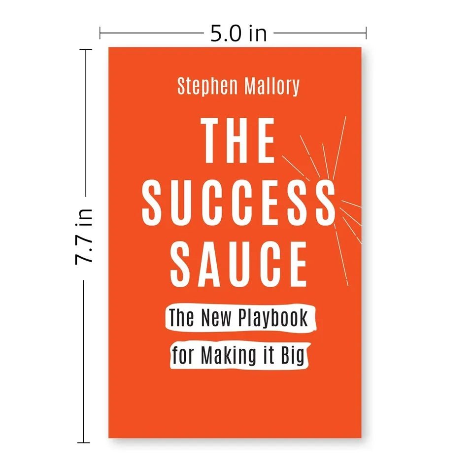 THE SUCCESS SAUCE: The New Playbook For Making it Big by Stephen Mallory - skihosevxTHE SUCCESS SAUCE: The New Playbook For Making it Big by Stephen MalloryRupa PublicationsStephen MalloryskihosevxSNG22122Rupa Publications