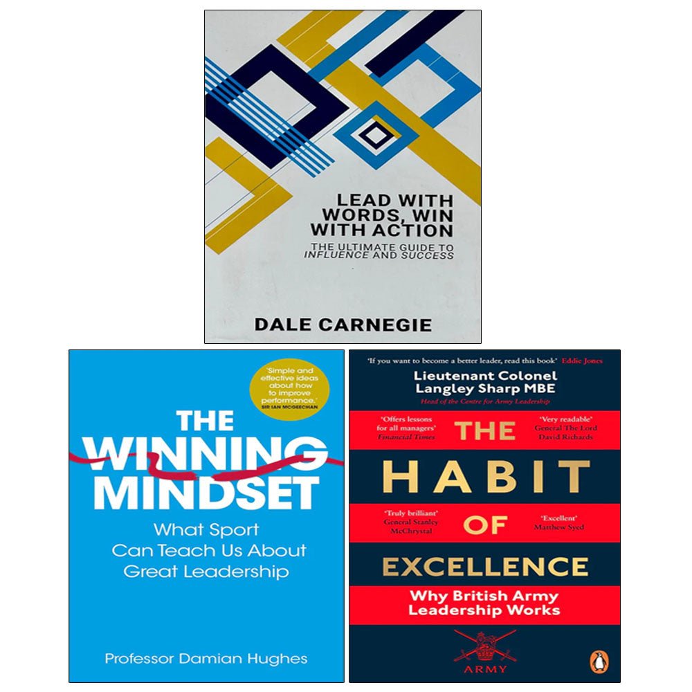 The Winning Mindset, Lead With Words Win With Action, The Habit of Excellence 3 Books Collection Set - skihosevxThe Winning Mindset, Lead With Words Win With Action, The Habit of Excellence 3 Books Collection SetPan/Rupa Publications/PenguinskihosevxskihosevxVRT26840Pan/Rupa Publications/Penguin