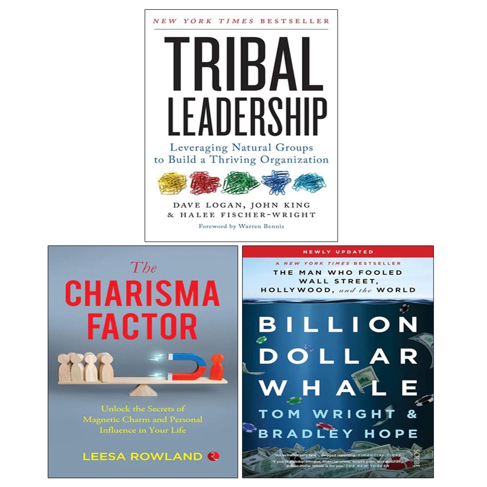 Tribal Leadership, Billion Dollar Whale, The Charisma Factor 3 Books Collection Set - skihosevxTribal Leadership, Billion Dollar Whale, The Charisma Factor 3 Books Collection SetHatherleigh Press/Scribe UK/Harper BusinessskihosevxskihosevxVRT26867Hatherleigh Press/Scribe UK/Harper Business