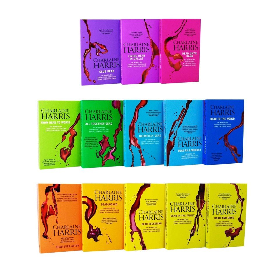 True Blood by Charlaine Harris Complete Sookie Stackhouse 13 Books Collection Set - skihosevxTrue Blood by Charlaine Harris Complete Sookie Stackhouse 13 Books Collection SetGollanczCharlaine HarrisskihosevxCLEARANCE-22Gollancz