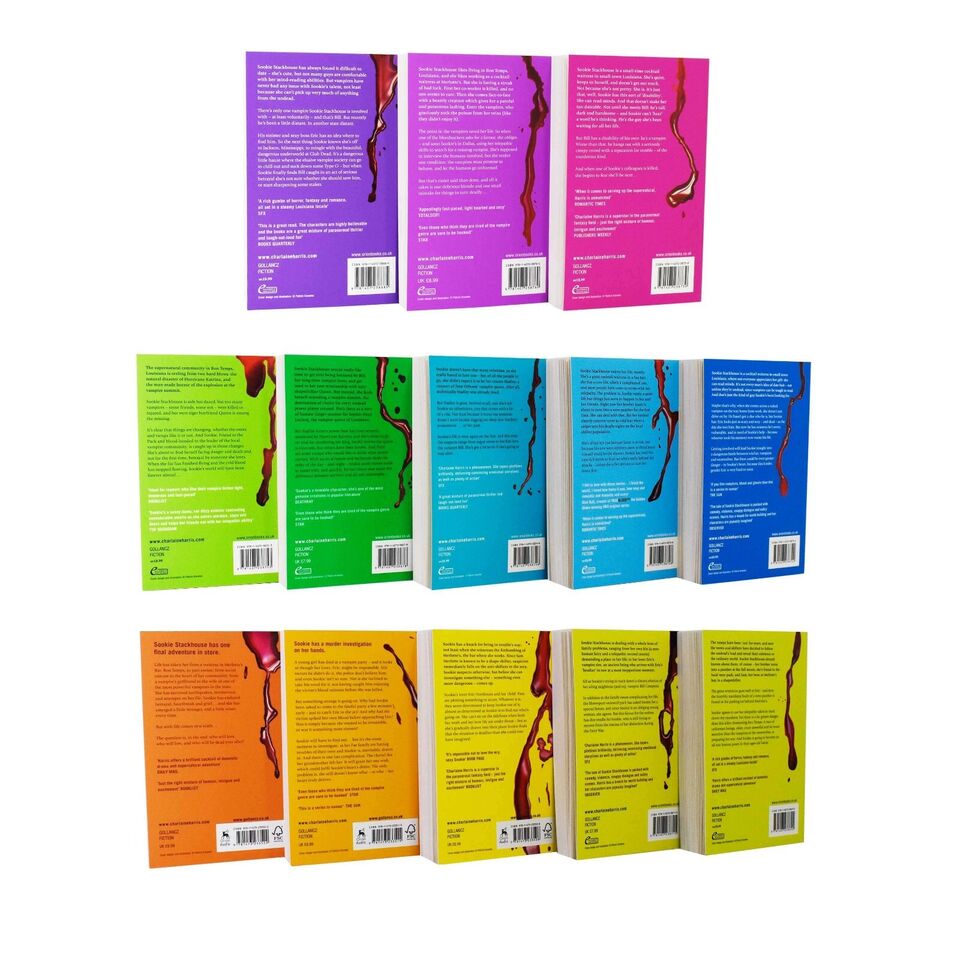 True Blood by Charlaine Harris Complete Sookie Stackhouse 13 Books Collection Set - skihosevxTrue Blood by Charlaine Harris Complete Sookie Stackhouse 13 Books Collection SetGollanczCharlaine HarrisskihosevxCLEARANCE-22Gollancz