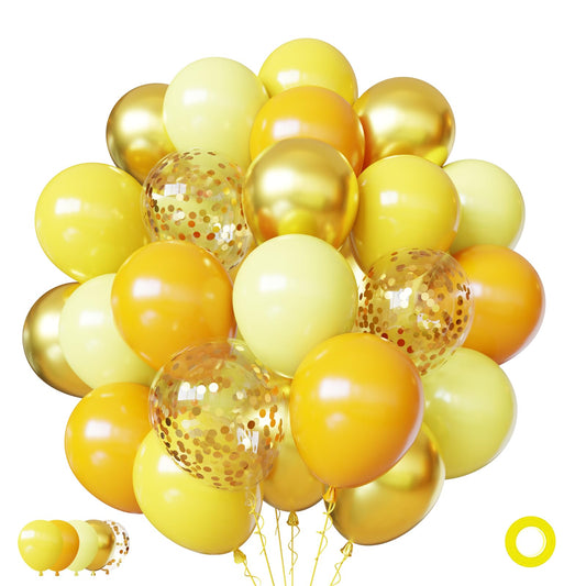 Yellow Balloons Kit, 65Pcs 12in Pastel Lemon Yellow Latex Balloons Metallic Gold Balloon for Birthday Wedding Baby Shower Bride Sunflower Theme Party Decoration - skihosevxYellow Balloons Kit, 65Pcs 12in Pastel Lemon Yellow Latex Balloons Metallic Gold Balloon for Birthday Wedding Baby Shower Bride Sunflower Theme Party DecorationskihosevxskihosevxB0GCHGMPW9